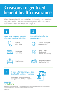 3 Reasons to Get a Fixed Benefit Insurance Plan